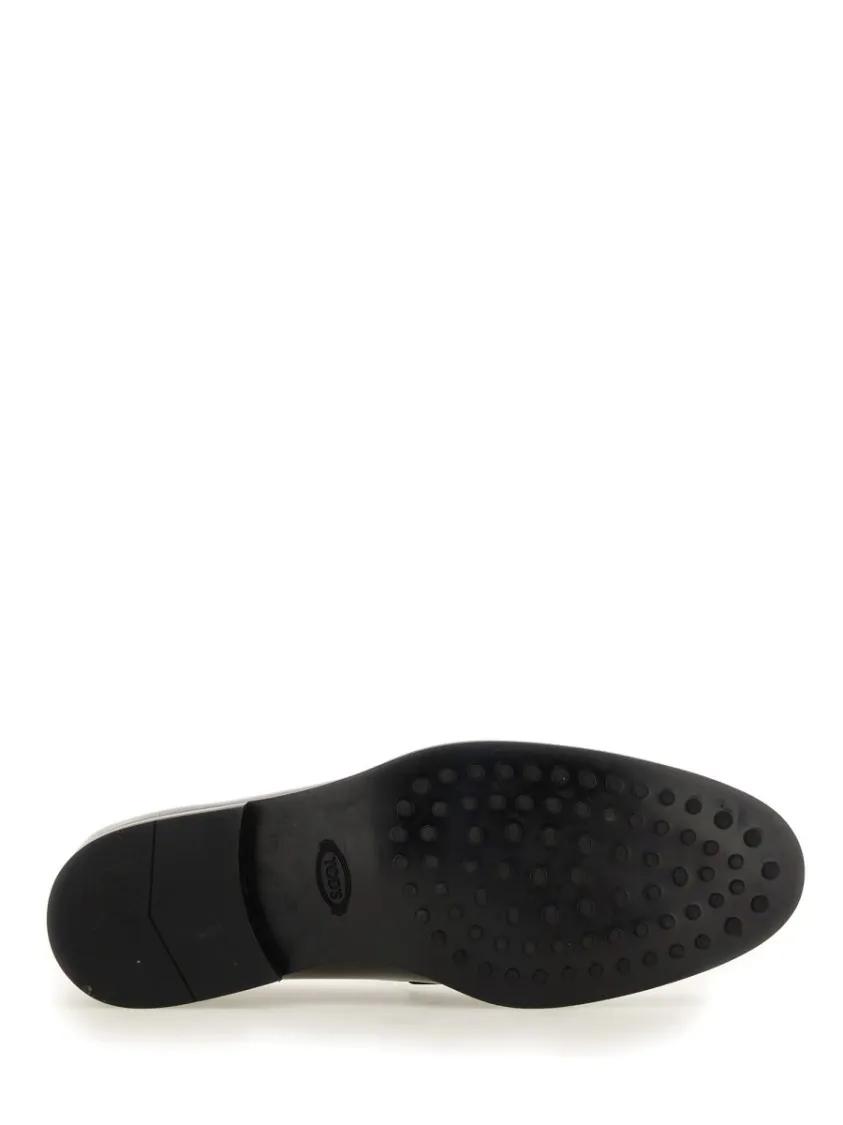 Thumbnail - Tod's Loafer - Smooth Leather Moccasin Loafers With Subtle Stitch - Gr. 7 - in Schwarz - für Damen