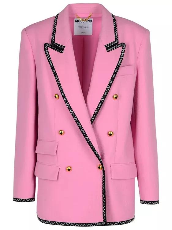 Moschino - Blazer In Pink Viscose Blend - Größe 40 - pink