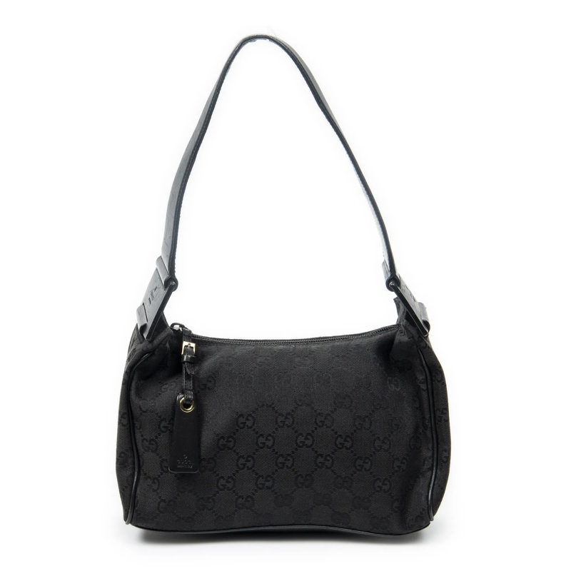 Gucci Crossbody Bag Zip Hobo schwarz