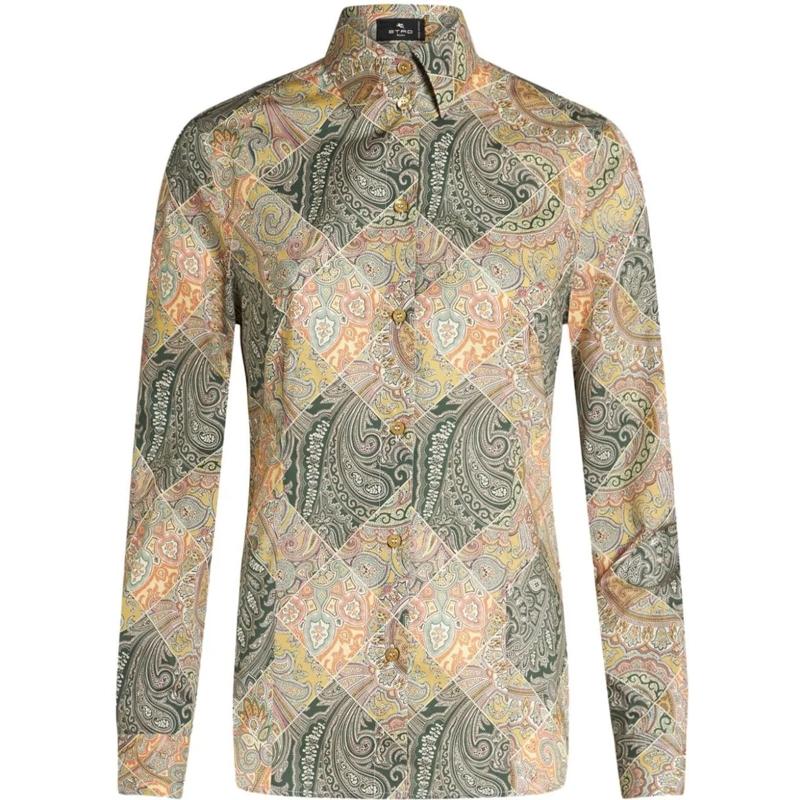Etro Bluse Shirts Yellow gelb
