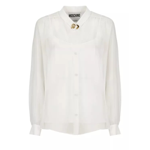 Moschino Silk Shirt White 