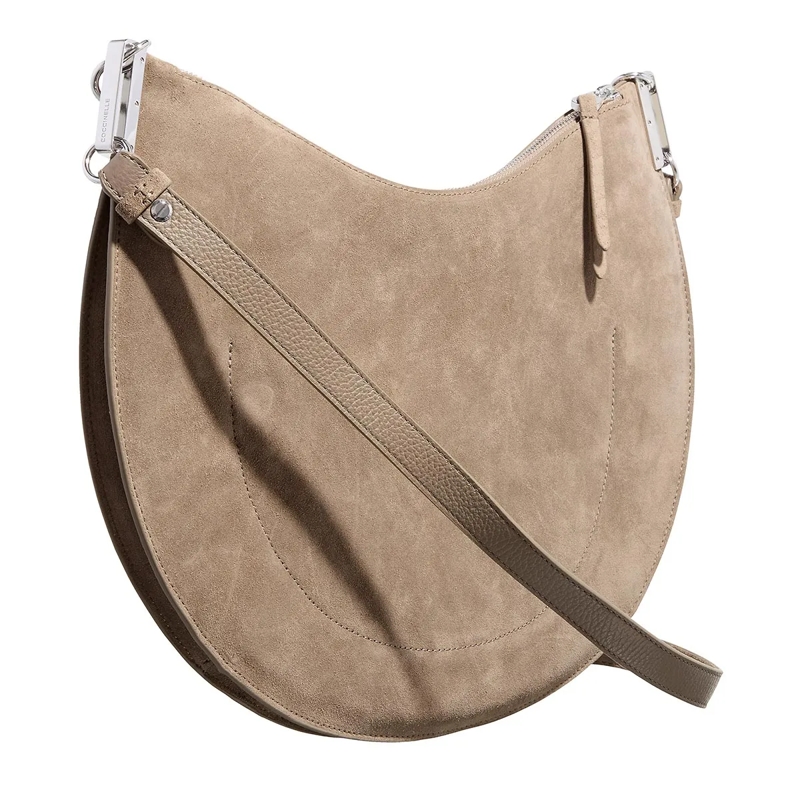 Coccinelle Hobo Bag Coccinelle Sunup Suede Warm Taupe(Image 4)