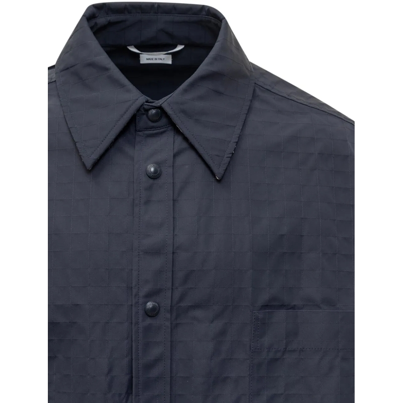 Thom Browne Haut décontracté Camicia Oversize con Cuciture dunkelblau(Image 3)