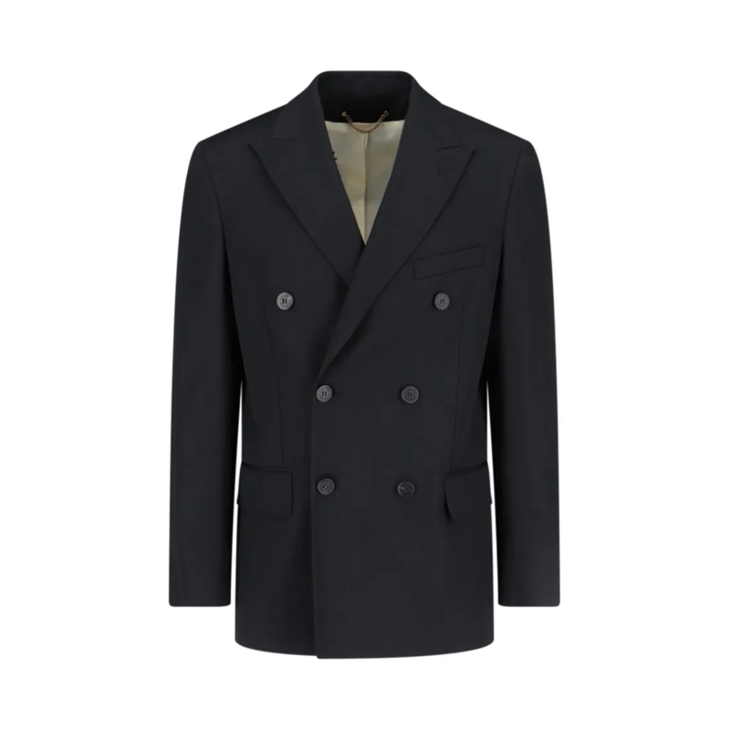Golden Goose Blazer Double-Breasted Blazer – Black Black