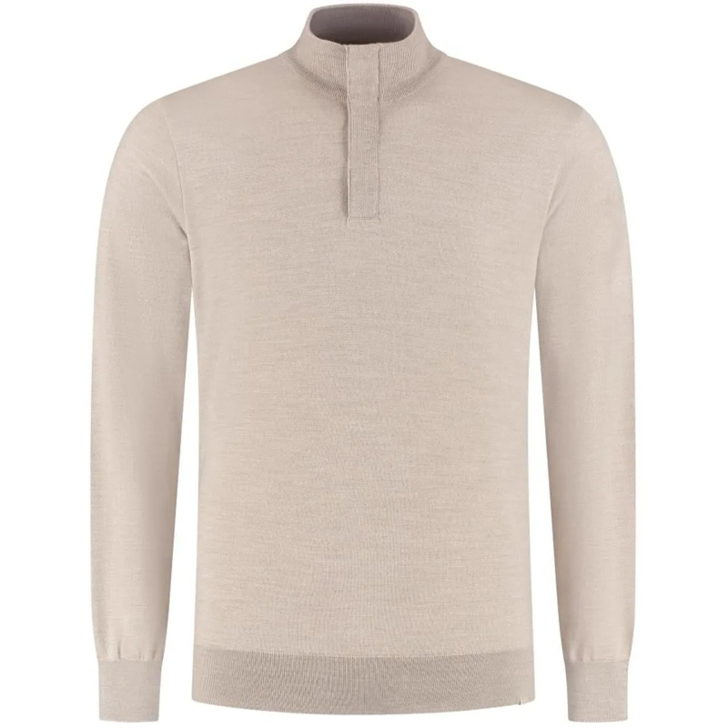 Paul & Shark Sweatshirt Wool Zipped Sweater beige