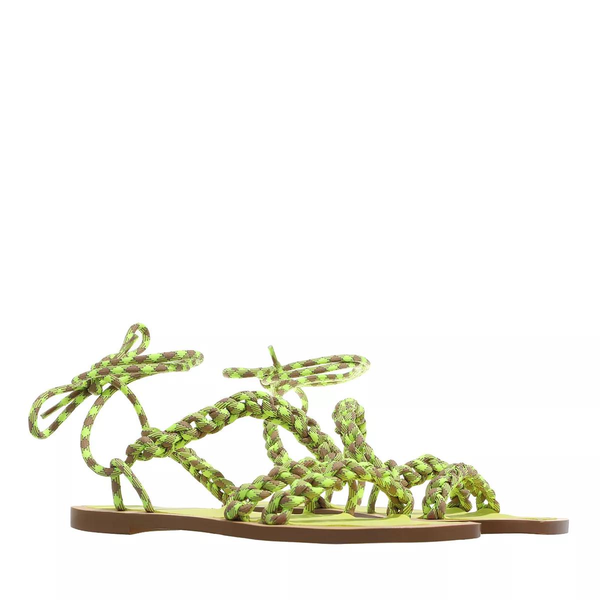 MSGM Sandals Fluo Yellow | Sandal