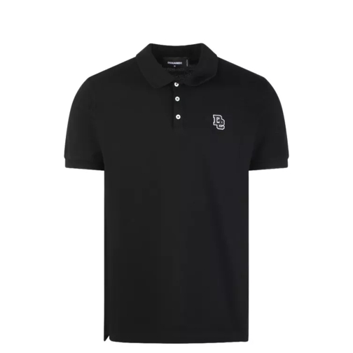 Dsquared2 Tennis Fit Polo Shirt Black 