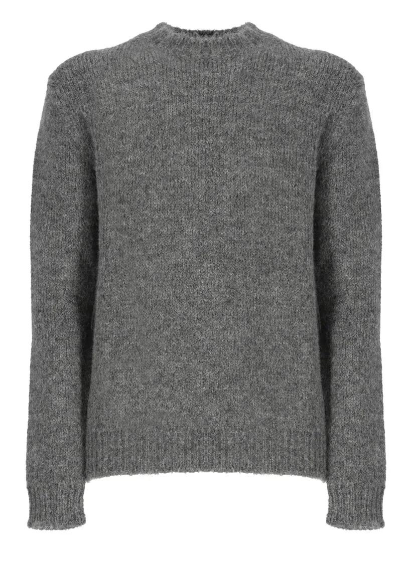 Jil Sander - Alpaca Jumper - Größe 48 - grau