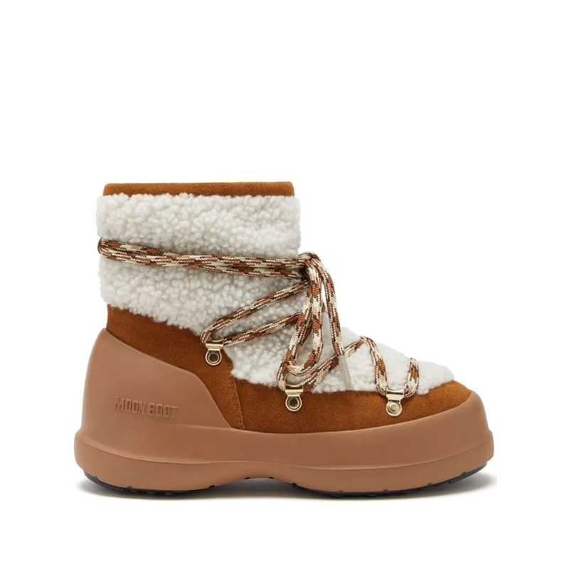 Moonboot Bottes Moon Boot Ankle Boots With Shearling Brown