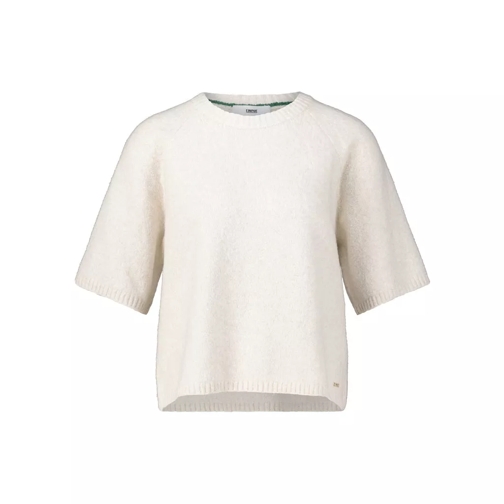 Cinque Kurzarm-Strickpullover Ciclassy Creme 