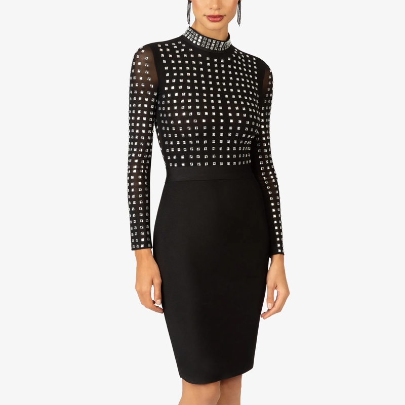 Kraimod Cocktailkleid Bandagekleid schwarz(Image 2)