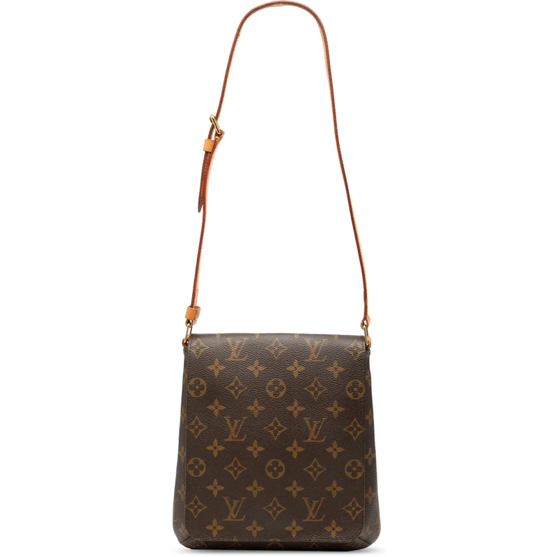 Louis Vuitton Schultertasche Monogram Musette Salsa Short Strap braun