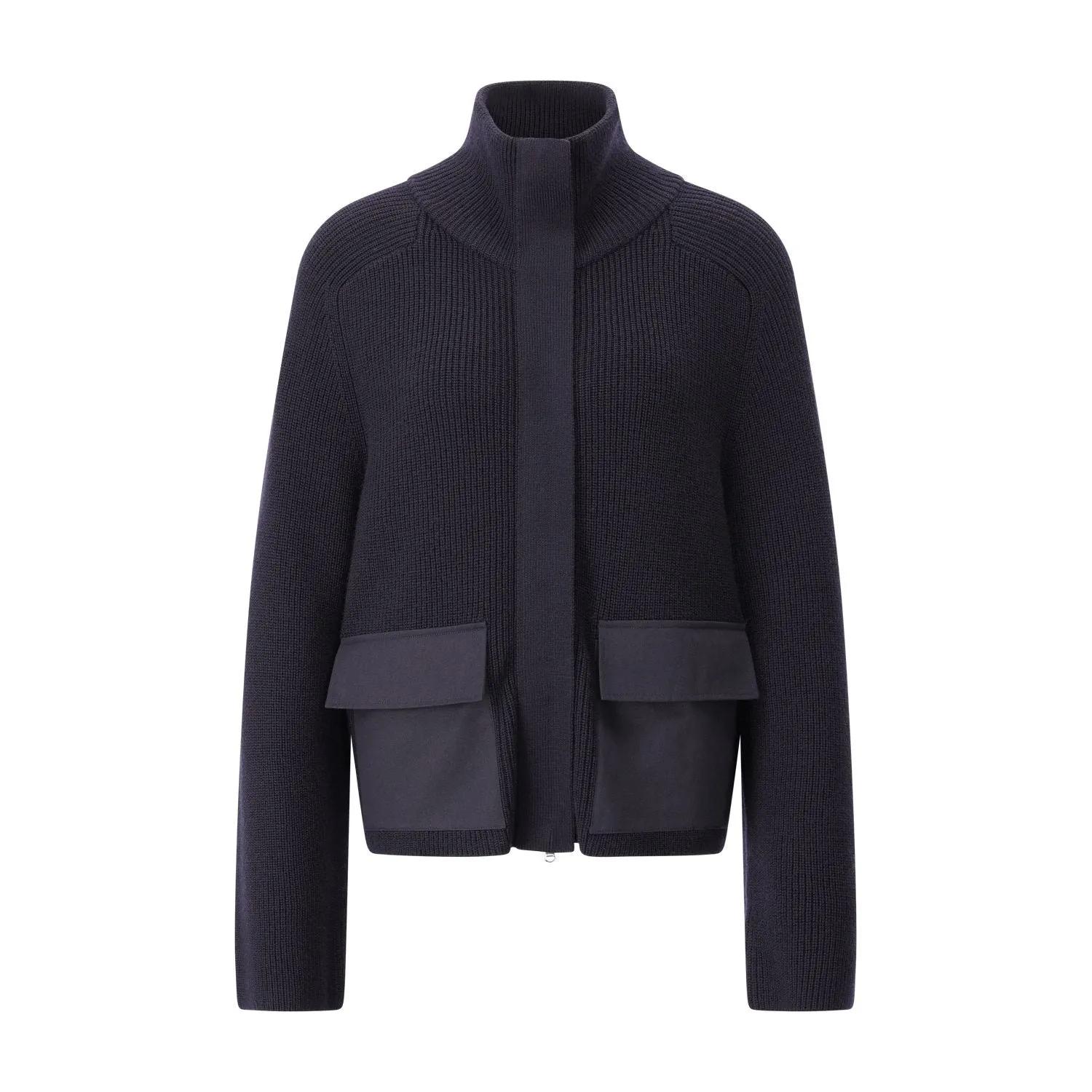 windsor. - Strickjacke aus Schurwolle - Größe 36 - blau