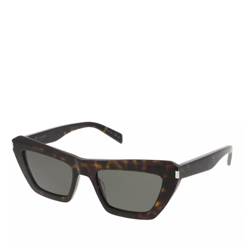 Saint Laurent SL 467-002 52 Sunglass Woman Acetate Havana-Havana-Grey Sunglasses