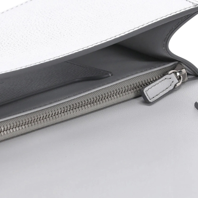 Valentino Garavani Crossbody Bag Umhängetasche mit Logo silber(Image 4)