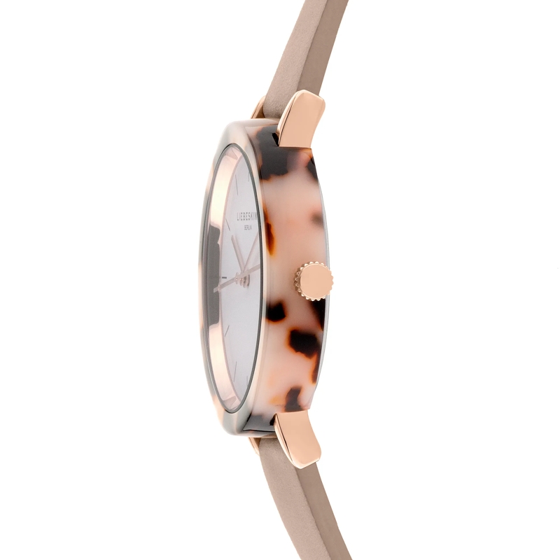 Liebeskind Berlin Quarzuhr Echtleder Acetat Statement nude(Image 4)