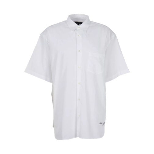 Comme des Garcons Hemd mit Logo white white 
