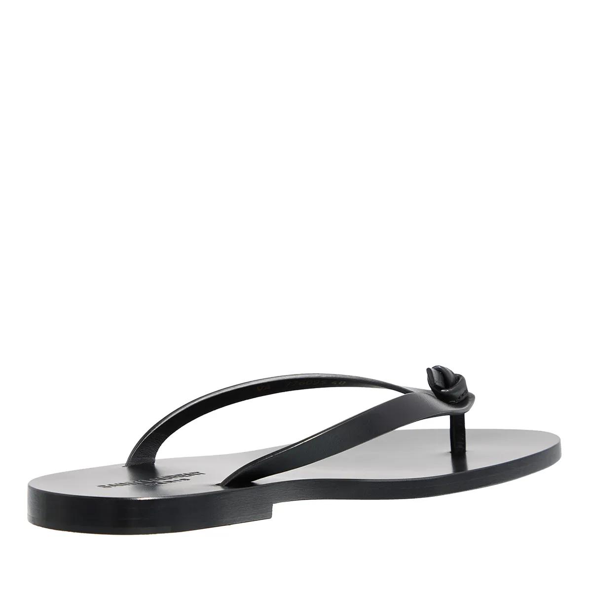 Thumbnail - Saint Laurent Sandalen - Laguna Flip Flop Sandals - Gr. 37 (EU) - in Schwarz - für Damen