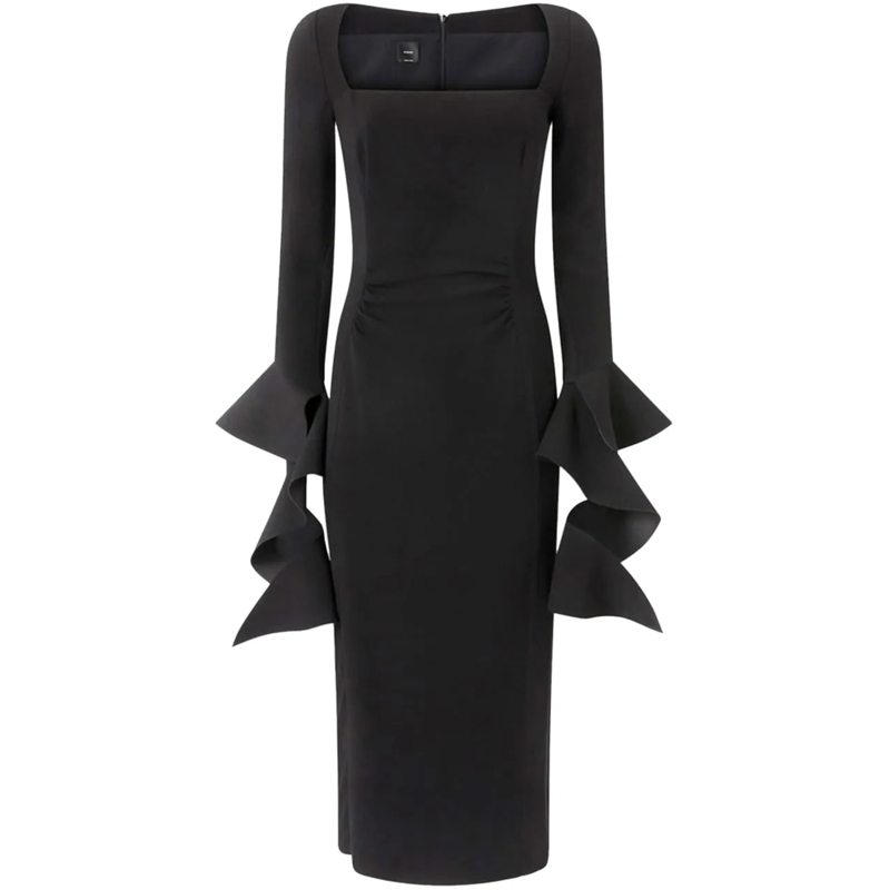 Pinko Midirock Dresses Black schwarz