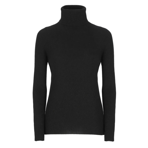 Fabiana Filippi Rollkragenpullover Viscose And Wool Sweater Black