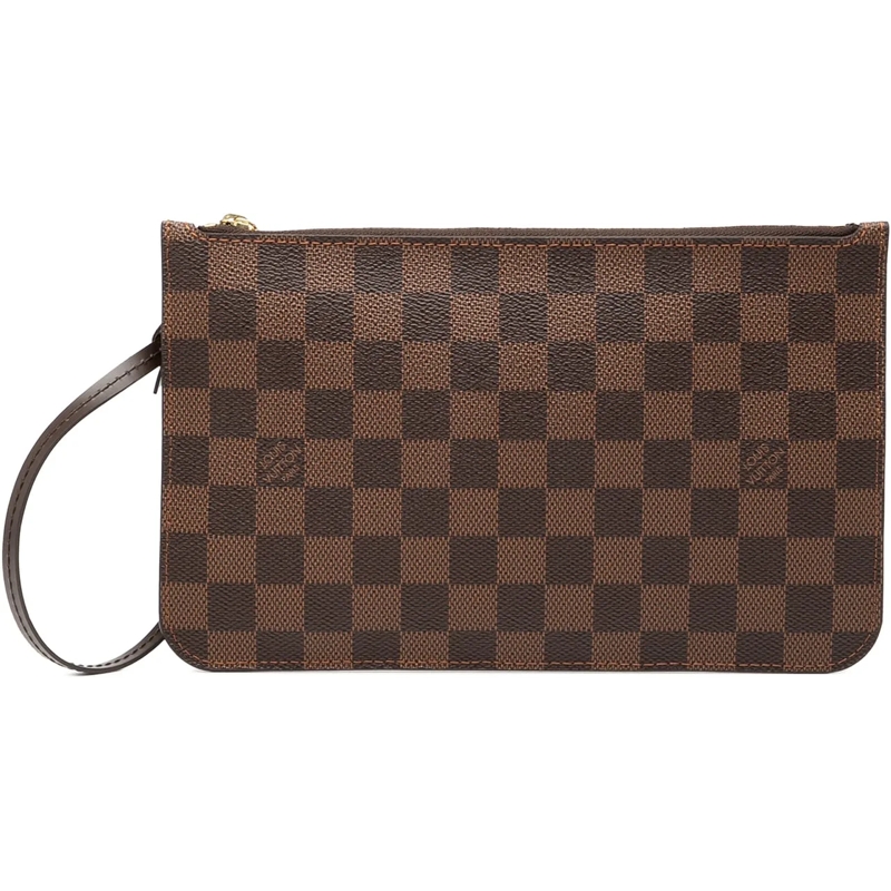 Louis Vuitton Necessaire Damier Ebene Neverfull Pouch MM braun