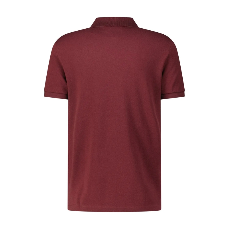 Lacoste Poloshirt Slim-Fit Polo-Shirt aus Baumwolle Dunkelrot(Image 7)