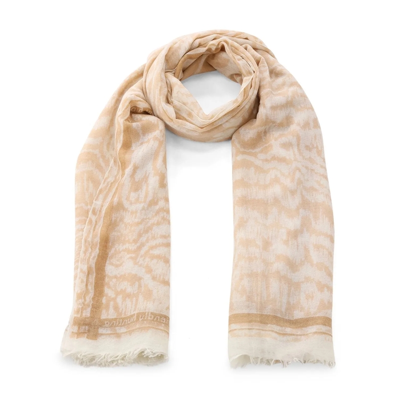 Friendly Hunting Leichter Schal Schal aus Kaschmir braun