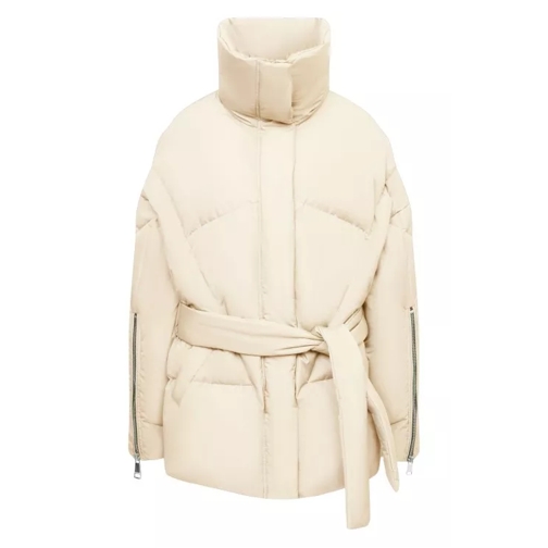 Khrisjoy Puff Belted Puffer Jacket Neutrals 