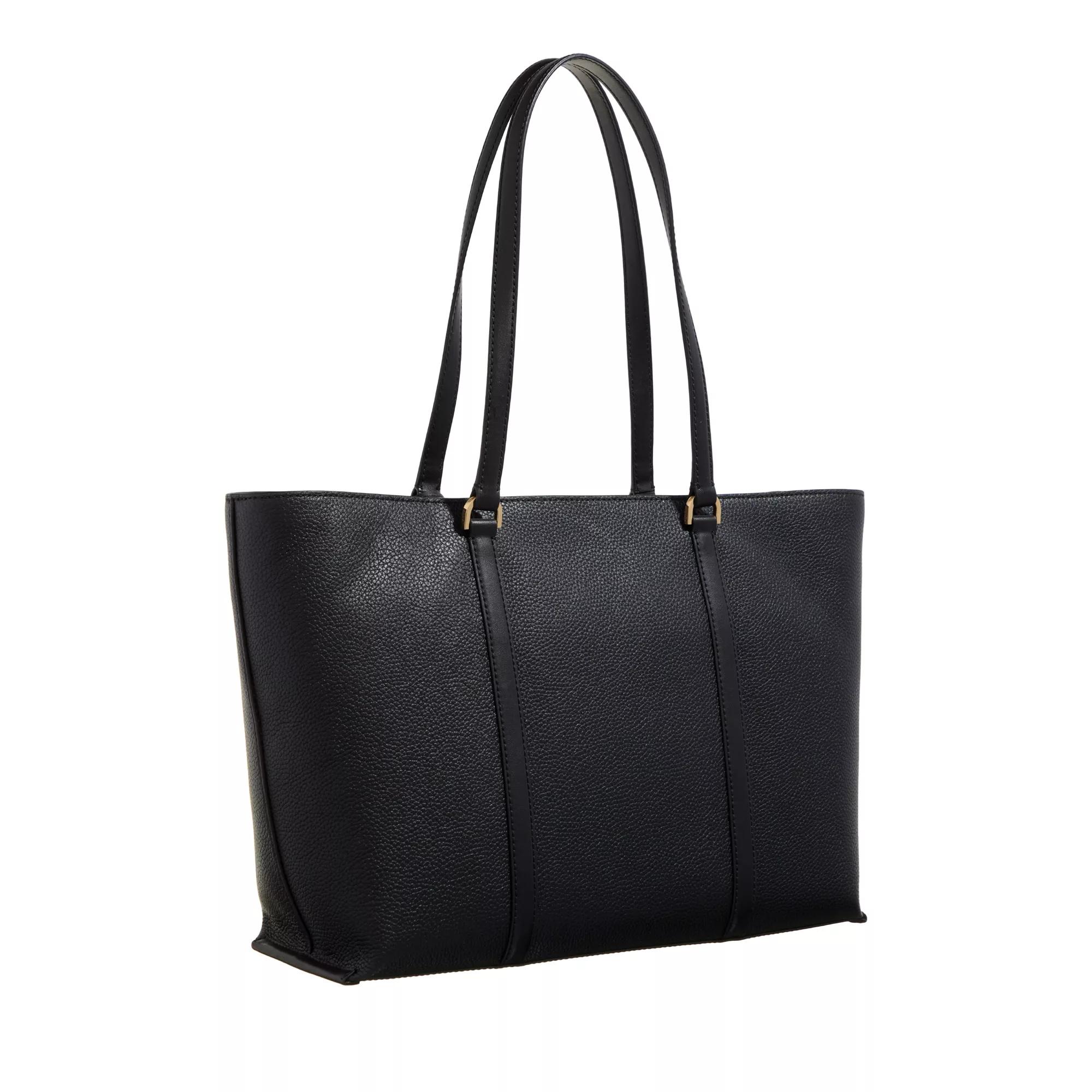 Michael Kors Klassieke Zwarte Temple Schoudertas Black Dames