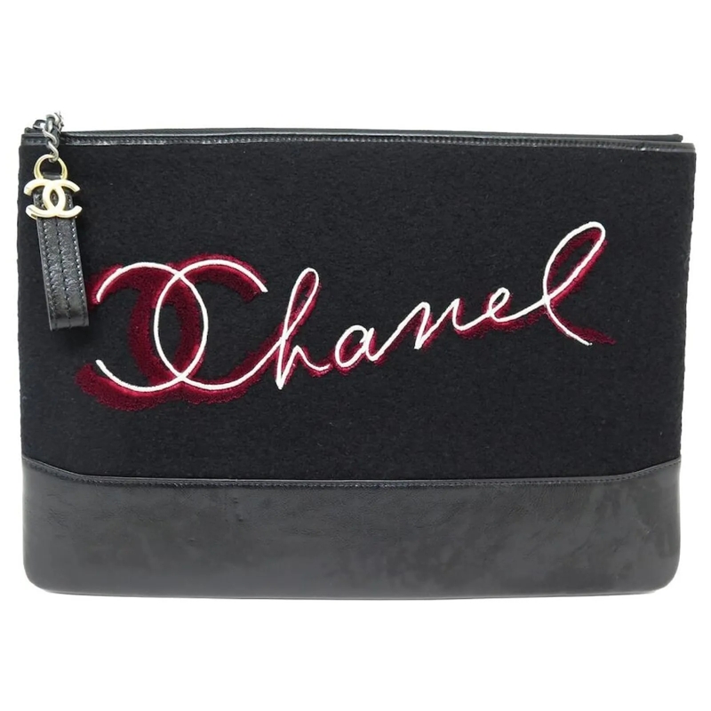 Chanel Clutch NEUE CHANEL HANDTASCHE GROSSE TASCHE PARIS HAMBURG schwarz