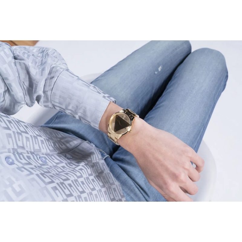 Guess Quarzuhr Analoge Uhr Gt Emblem gold(Image 3)