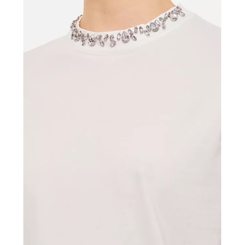 Golden Goose Polo Regular Distressed Cotton T-Shirt With Embroidery White (Image 7)