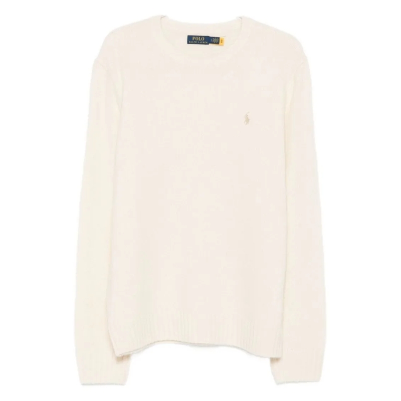 Polo Ralph Lauren Pullover Beige Crew Neck Sweater Neutrals