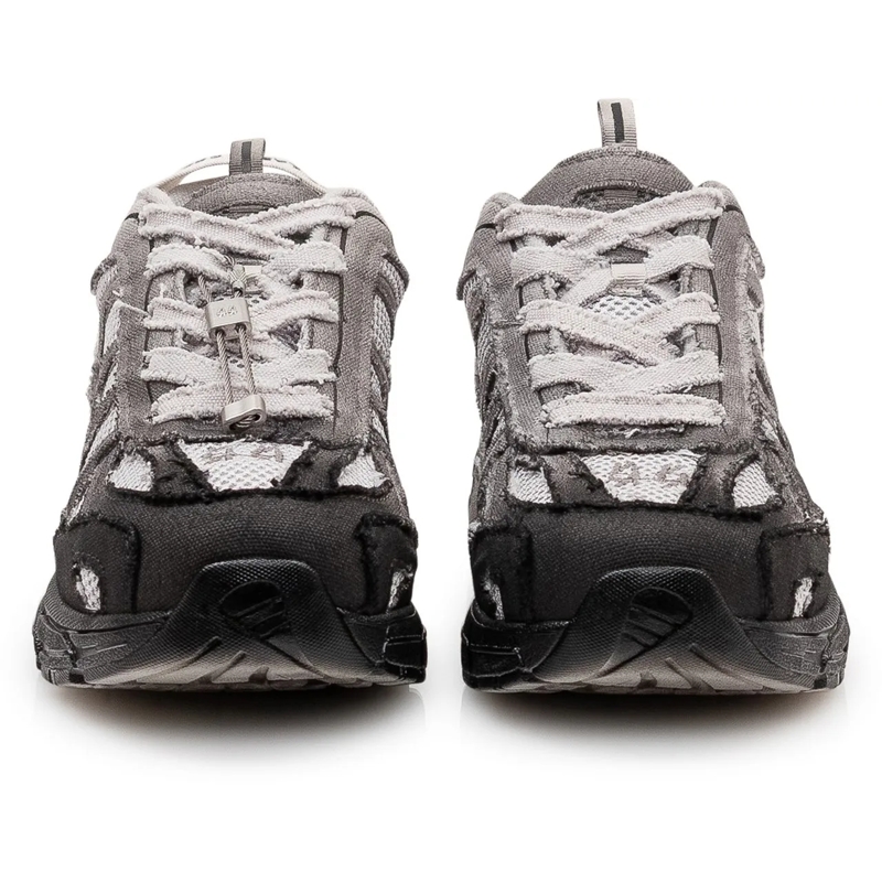 44 Label Group Low-Top-Sneaker Sneakers Dragger con Lacci e Inserti in Mesh a Eff grau(Image 2)