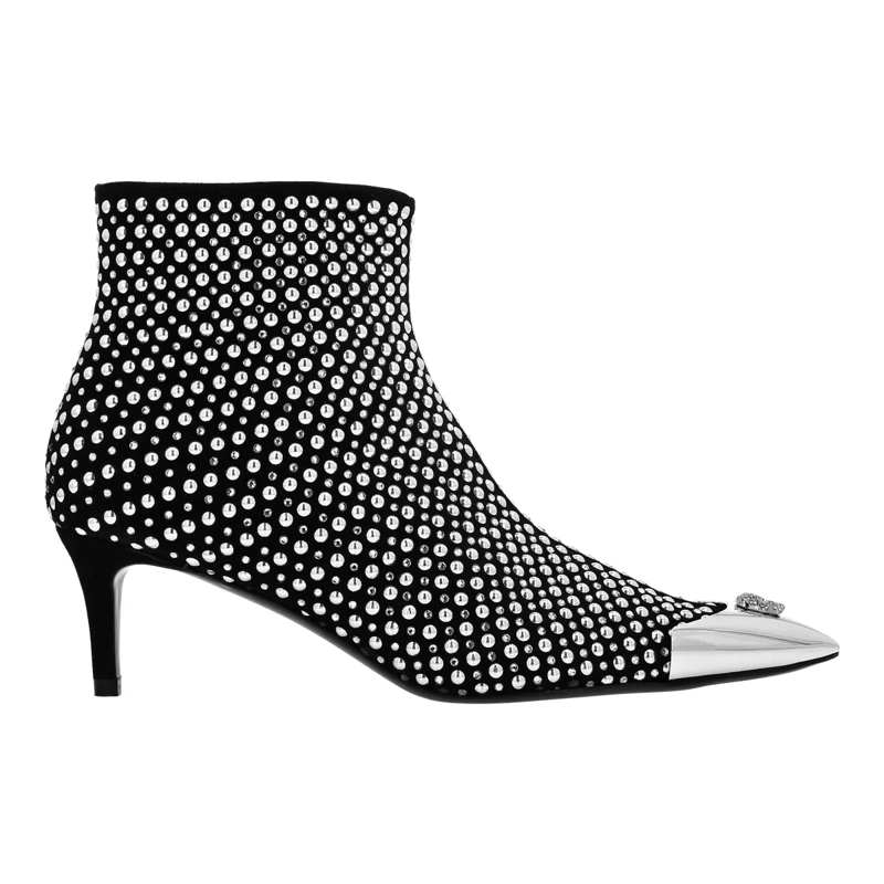 Philipp Plein Stiefel Stiefel Lo-Heels Low Skull Mit Nieten Verziert schwarz(Image 3)
