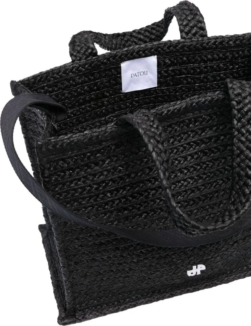 Patou Hobo bags Black in zwart