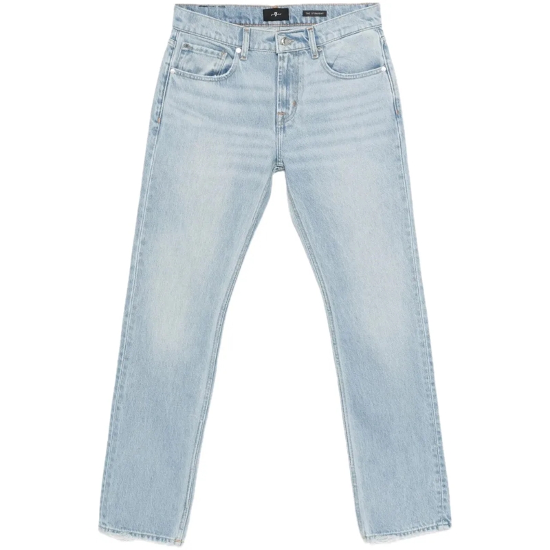 Seven for all Mankind Jeans mit geradem Bein jeans light blue the straight blau