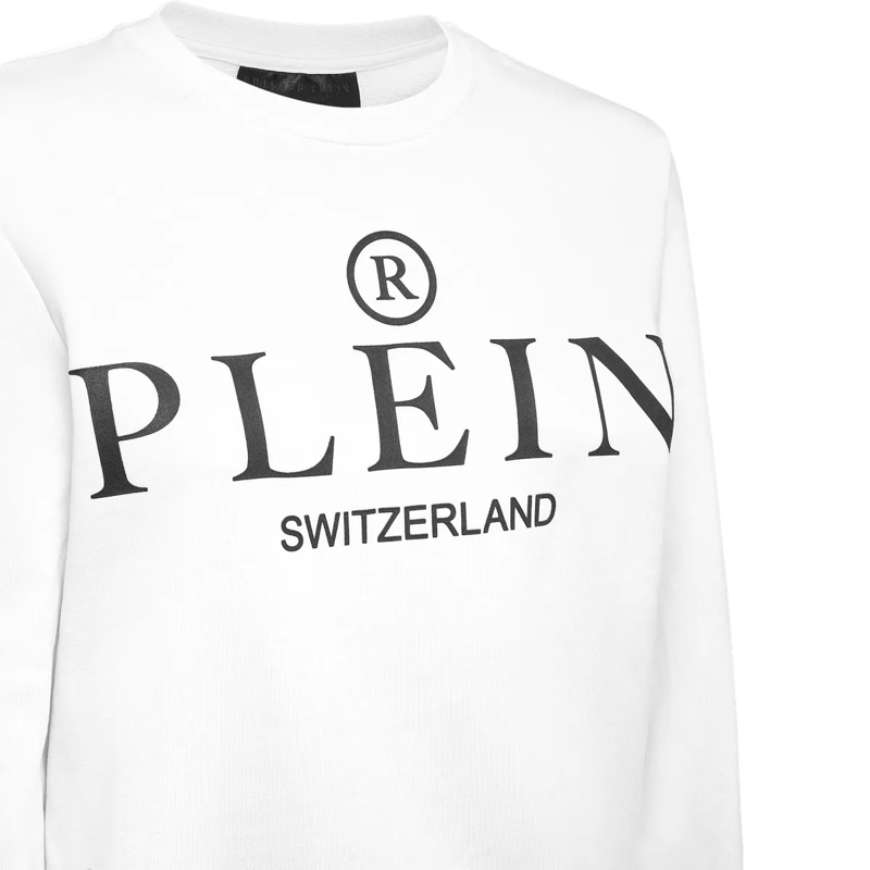 Philipp Plein Top Sweatshirt Iconic Plein weiss(Image 5)