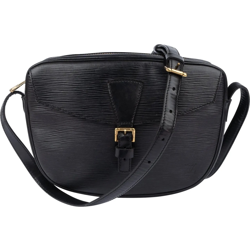 Louis Vuitton Tote Louis Vuitton Noir Epi Leather Jeune Fille GM Cros schwarz