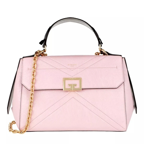 Givenchy ID Medium Bag Crackling Leather Pink Crossbody Bag