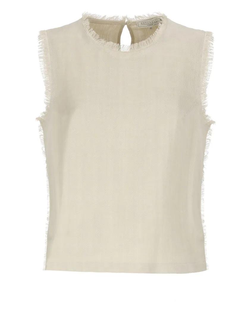 Thumbnail - Antonelli - Beige Capoverde T-Shirt - Größe 40 - beige