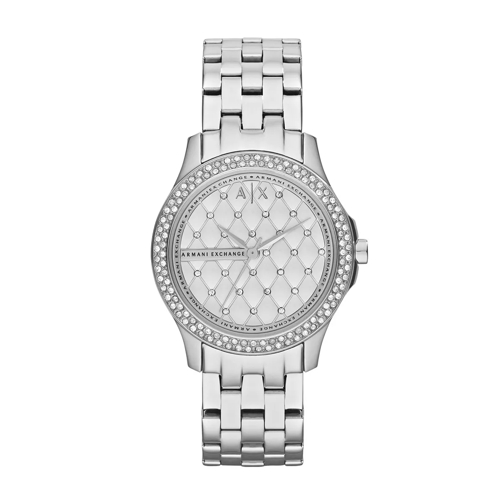 Armani Exchange AX5215 Ladies Lady Hampton Watch Silver Montre habillée