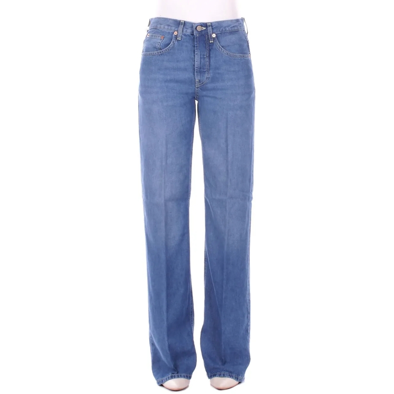 Dondup Jeans mit geradem Bein Jeans Denim Blu blau