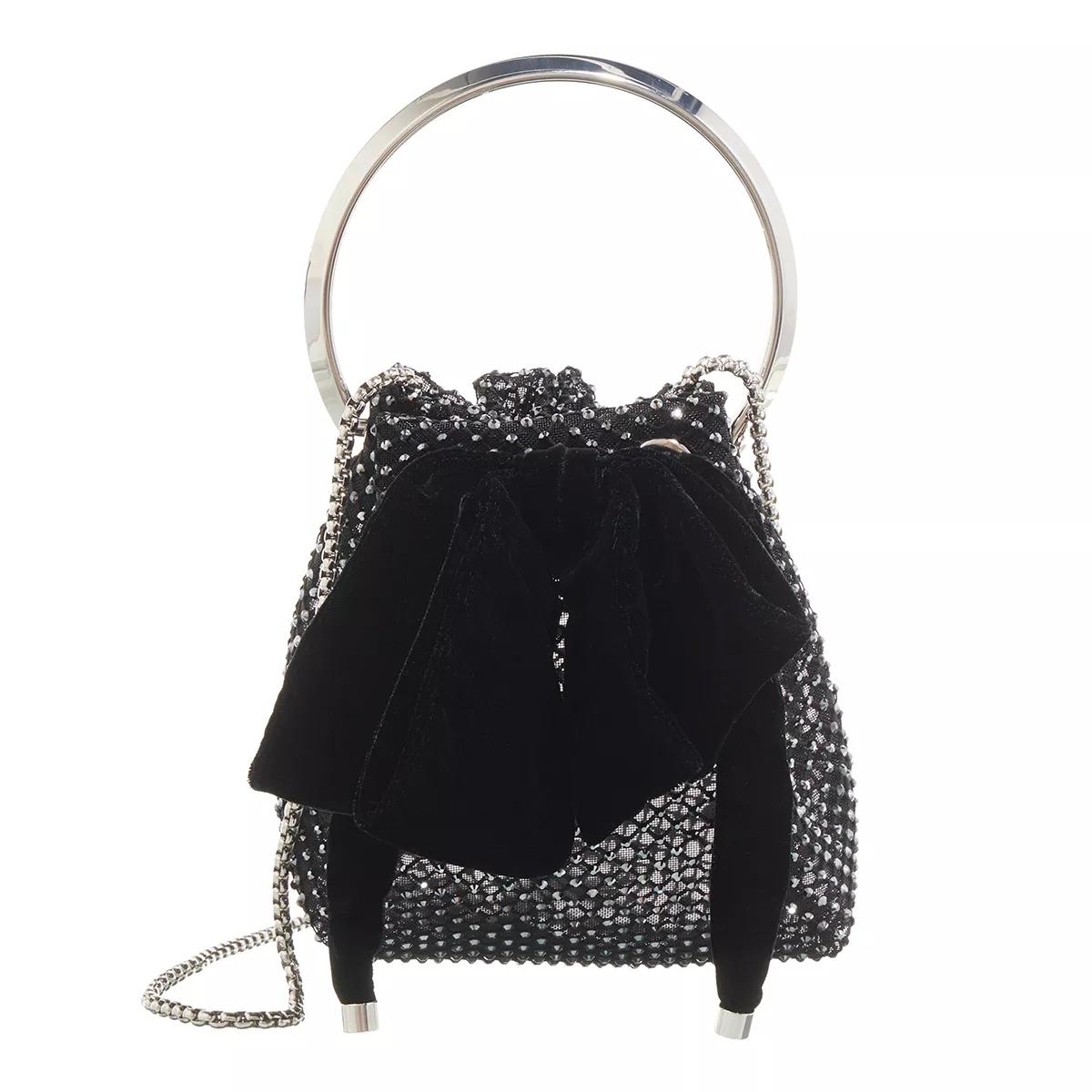 Jimmy Choo Satchel Bag - Bon Bon Crystal Mini Bag - Gr. unisize - in Schwarz - für Damen