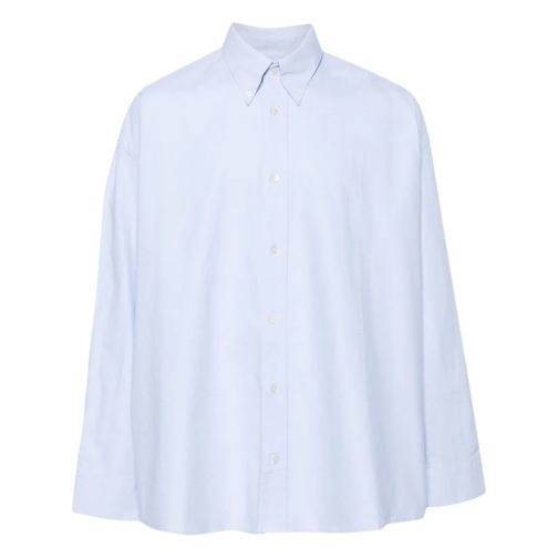 Studio Nicholson Chemises Oxford Blue Cotton Shirt Blue