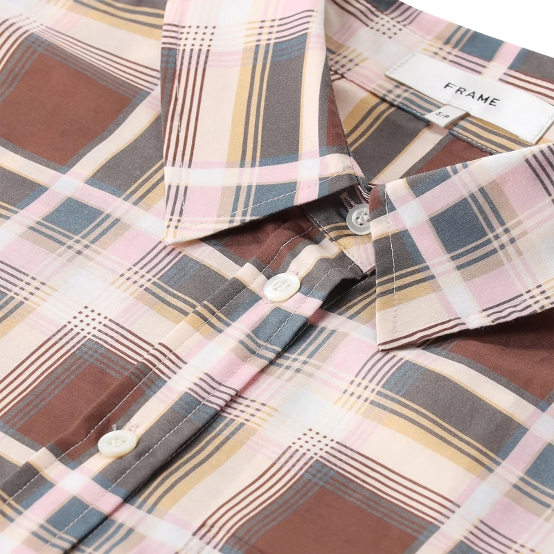 FRAME Bluse Karierte Bluse The Boy Shirt mehrfarbig(Image 3)