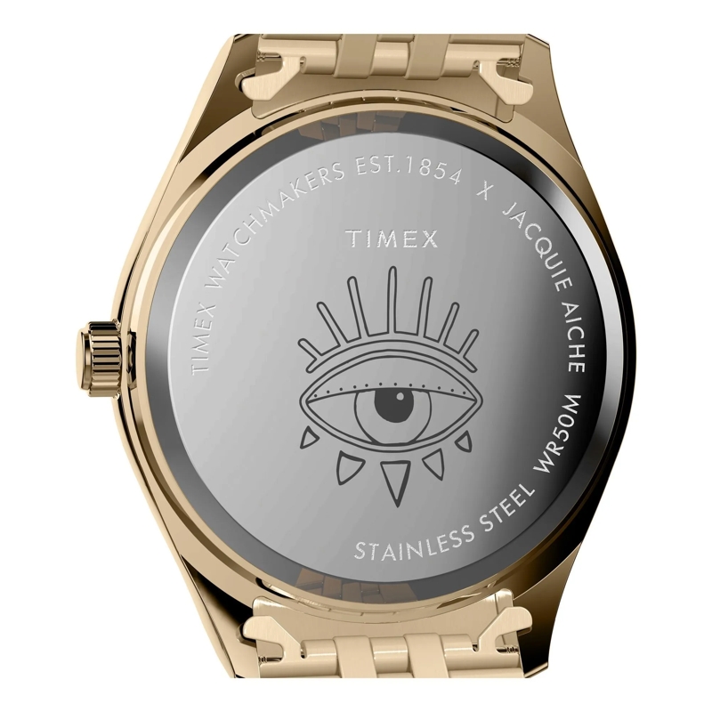 Timex Quarzuhr Quarz-Analoguhr Timex X Jacquie Aiche gold(Image 4)