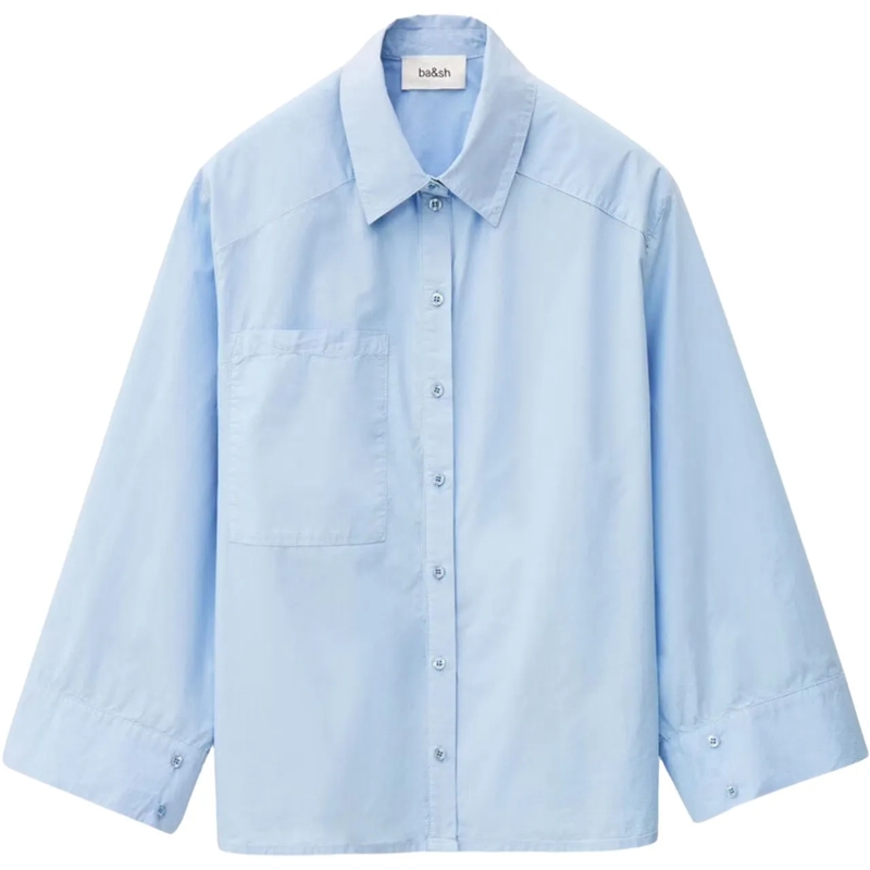 BASH Bluse Ba&sh Adam Blouses Lichtblauw 1h25adam blau