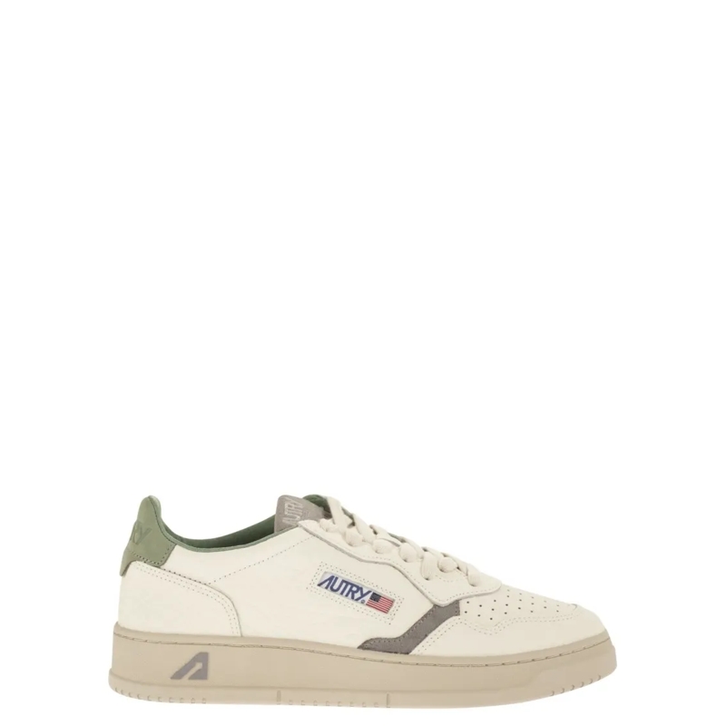 Autry International Lage-top sneaker Medalist Low - Leather Trainers Neutrals