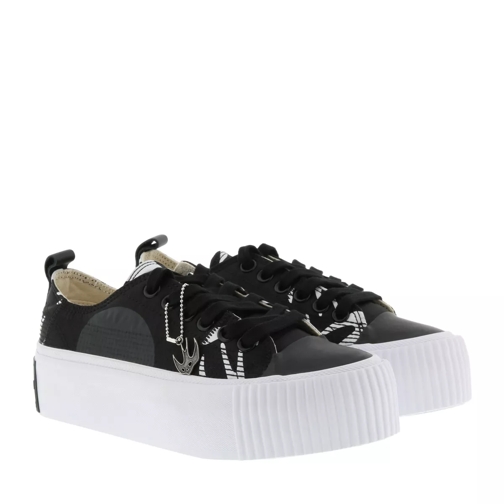 McQ Plimsoll Platform Low Sneaker Black/ White scarpa da ginnastica bassa